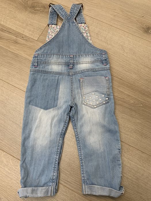 Ogrodniczki jeans długie Next r. 86