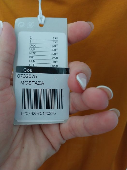 Top Camel COS | Tamanho L | Novo com etiqueta