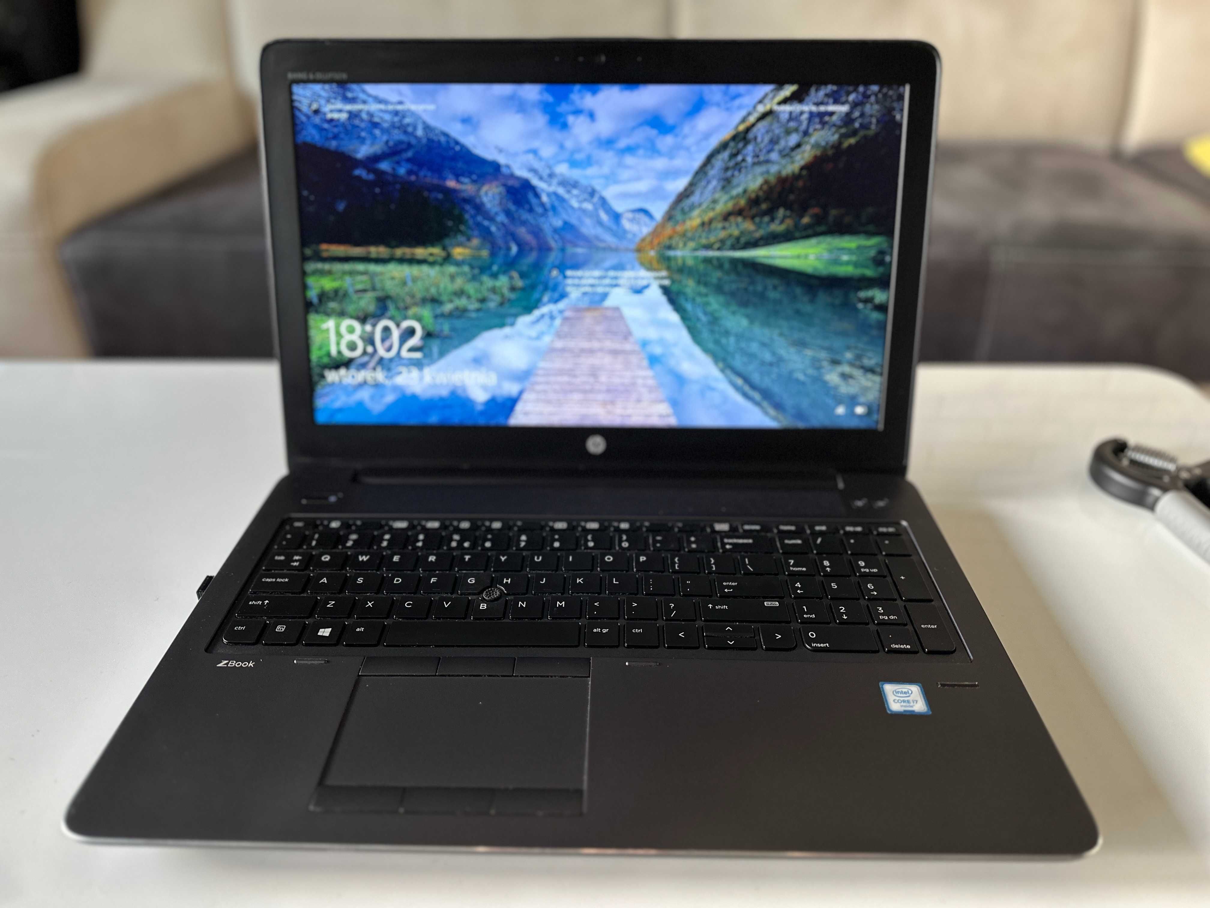 HP ZBook 15 G3 i7/15,6 FullHD/16GB RAM/DYSK 256GB m2