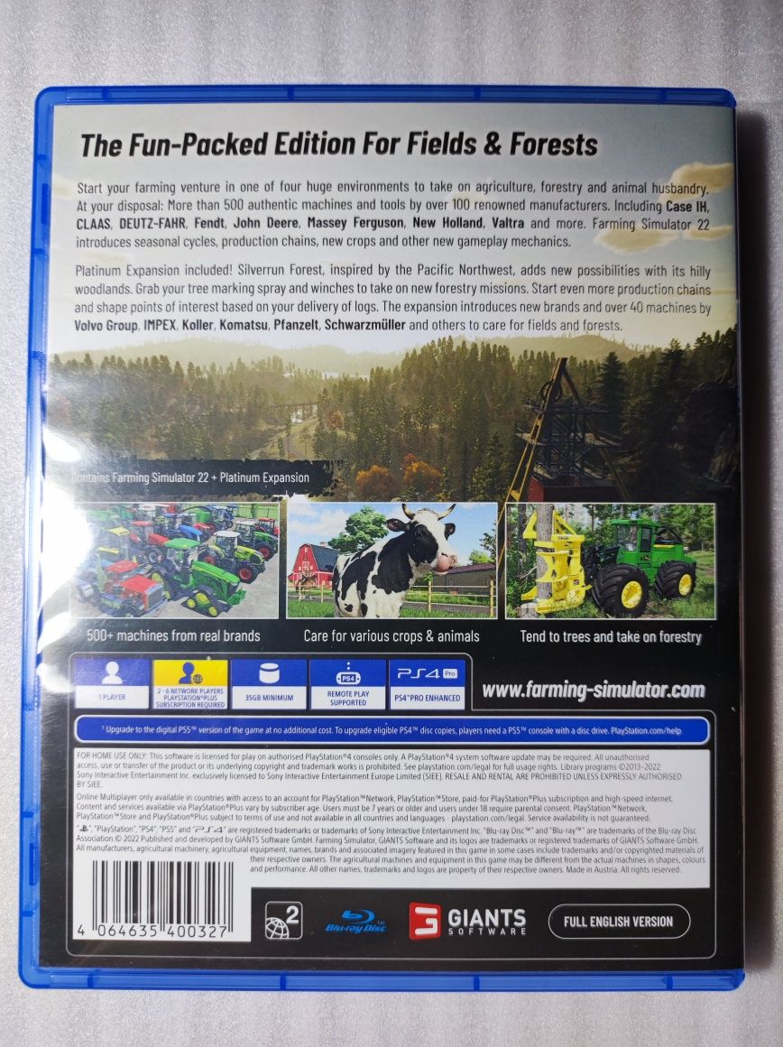 Farming Simulator 22 Platinum Edition | Gra PS4