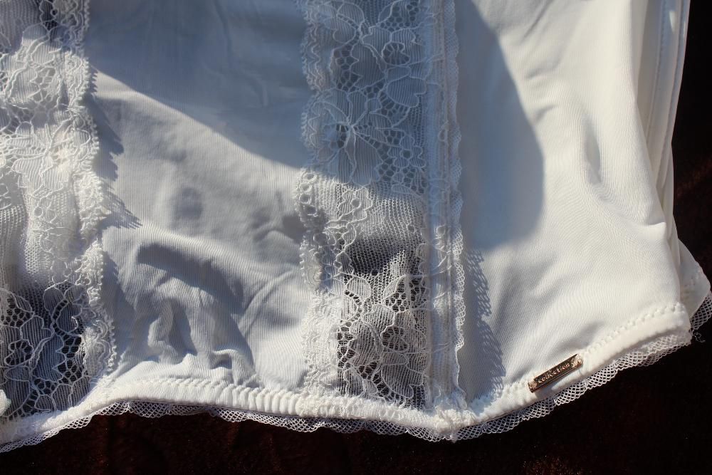 nowy półgorset MATALAN = biały 34D  75D= cudny