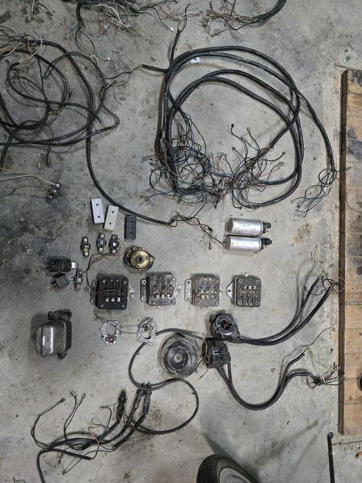 Instalacja elektryczna mz etz 125/150 regulator, cewka, czujnik stopu