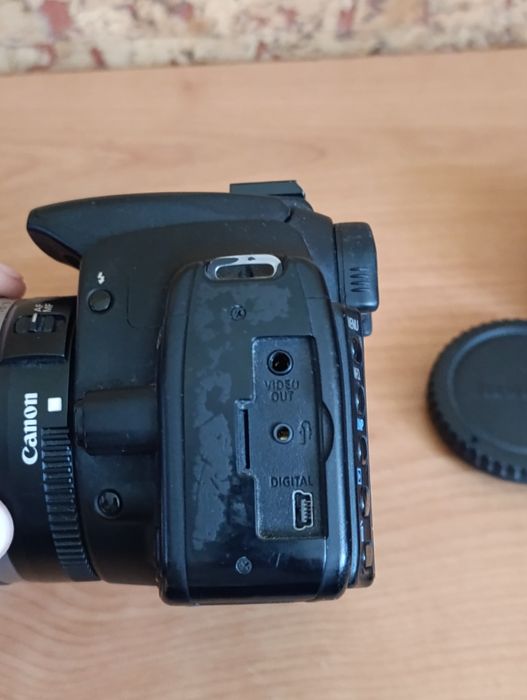 Canon EOS 350D + obiektyw + fisheye lens