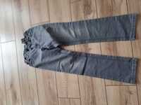 spodnie chłopięce szary jeans  146