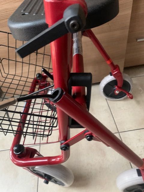 Chodzik balkonik składany czterokołowy podpórka RUSSKA Vital 120k NOWY