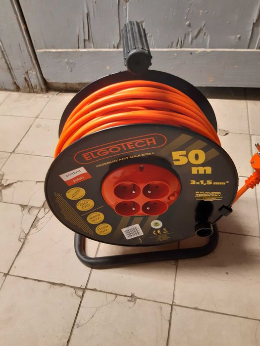 Przedłużacz bębnowy 4GN 50m 3x1,5mm