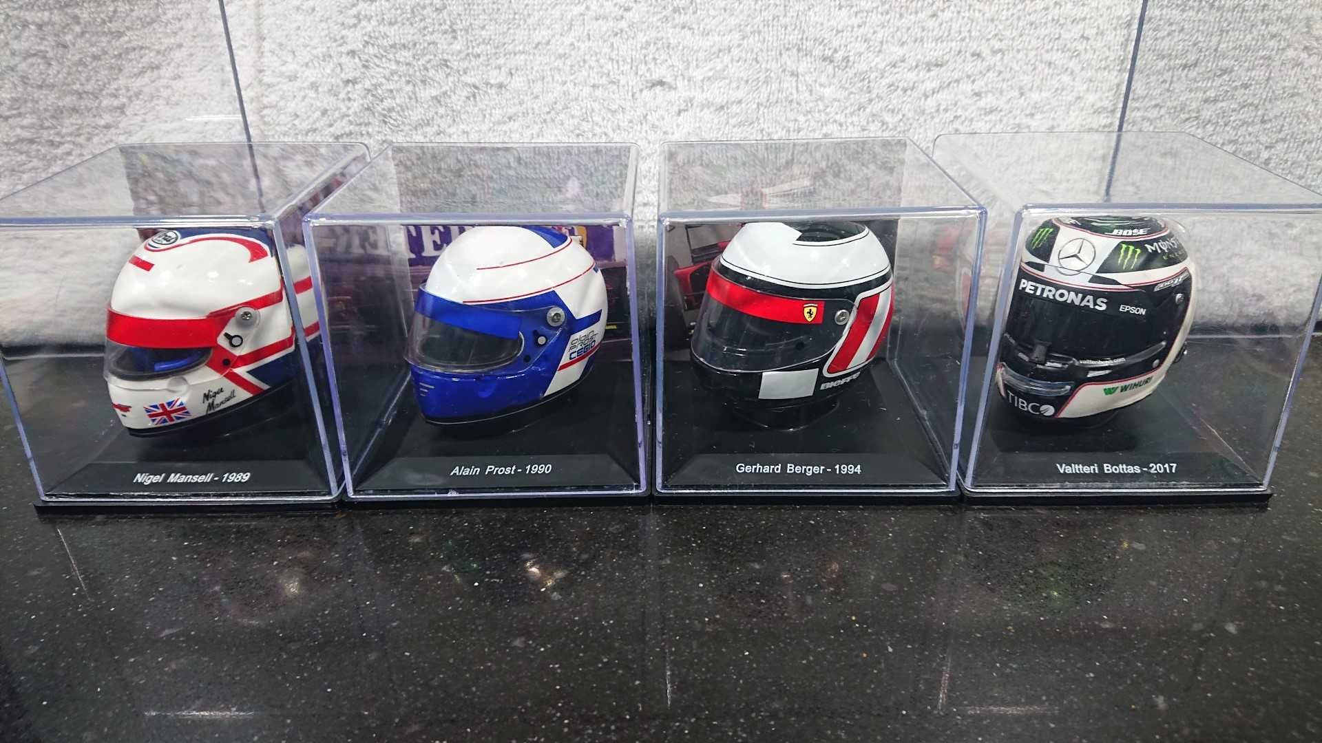35 Capacetes Pilotos F1 - SPARK (Escala 1/5)