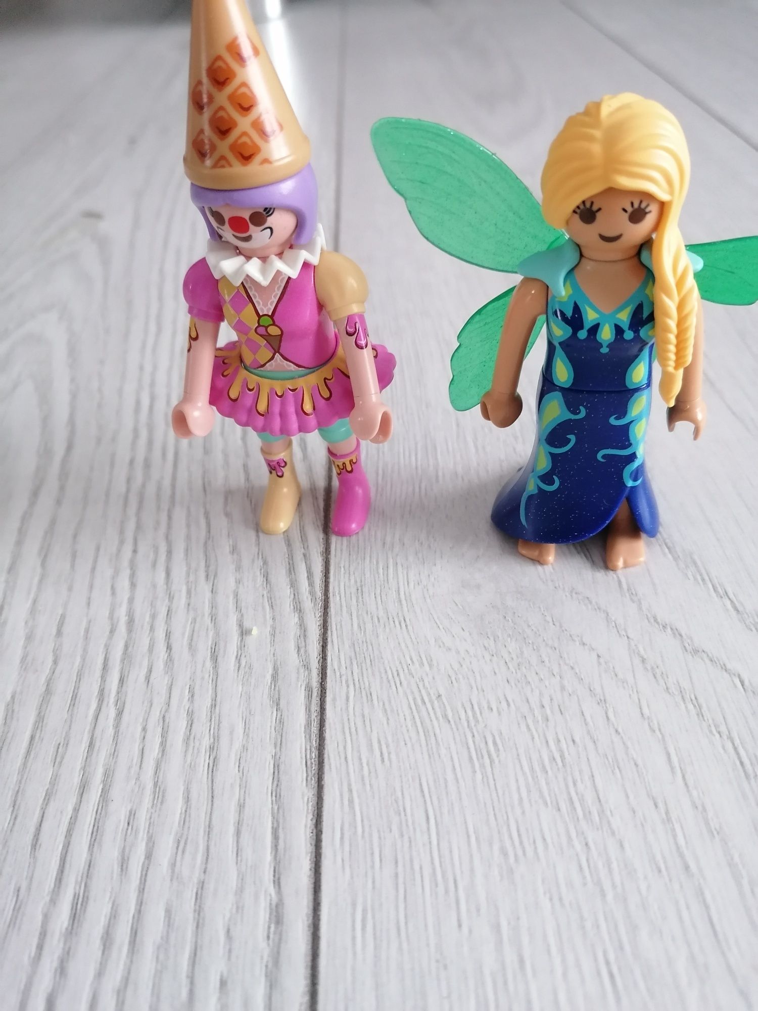 Figurki playmobile wróżka klaun rozek lodowy