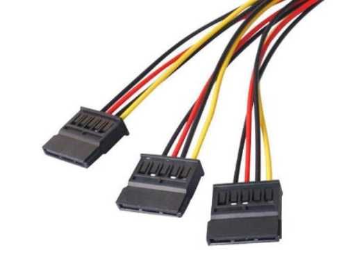 Переходник Molex (4 Pin IDE) на 3 SATA сплиттер кабель иде сата