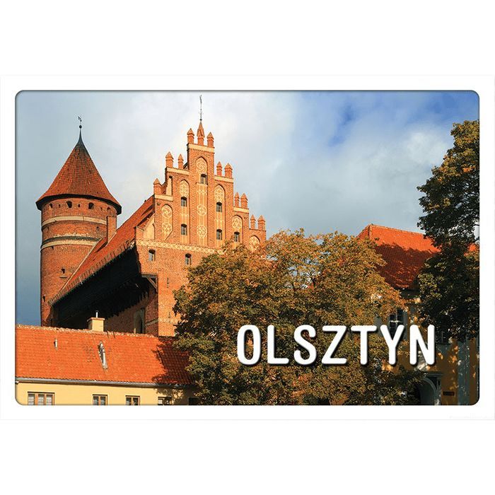 Pocztówka kartka pocztowa widokówka 3D Olsztyn