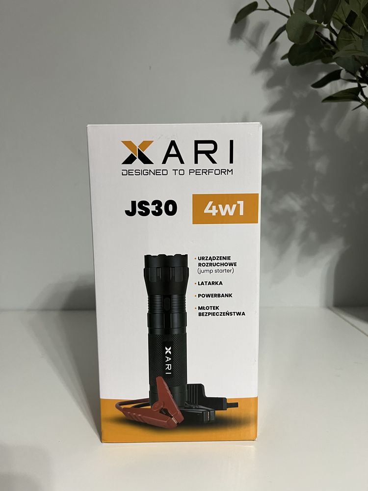 Xari JS30 4 w 1 urządzenie rozruchowe, starter, latarka, powerbank, mł