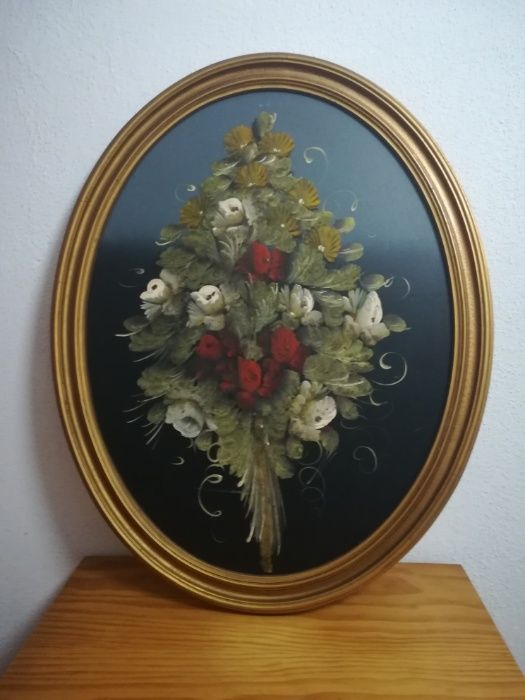 Quadro oval (Flores)