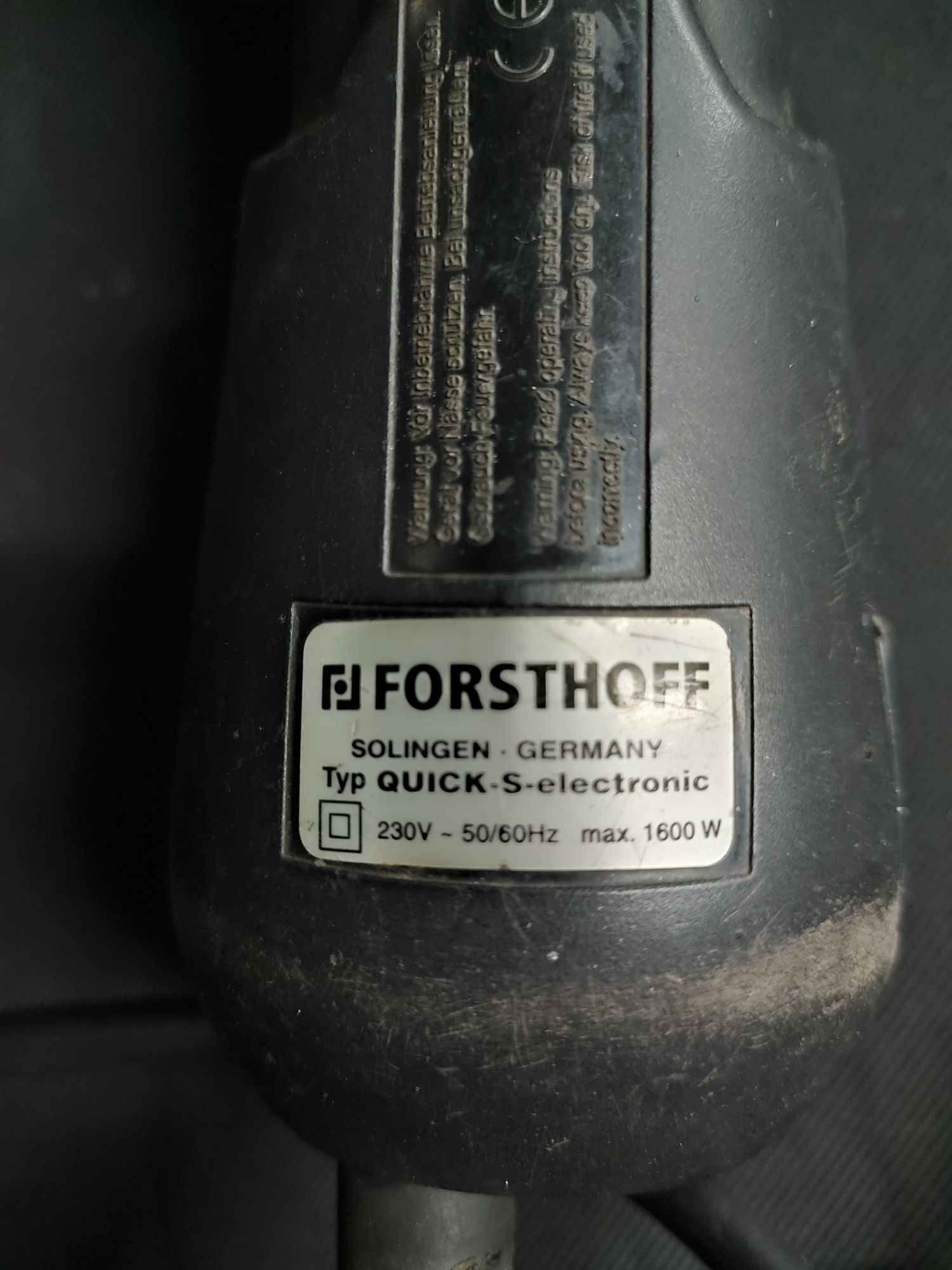 FORSTHOFF QUICK-S-ELECTRONIC фен для зварювання пвх .  Пайки бамперів