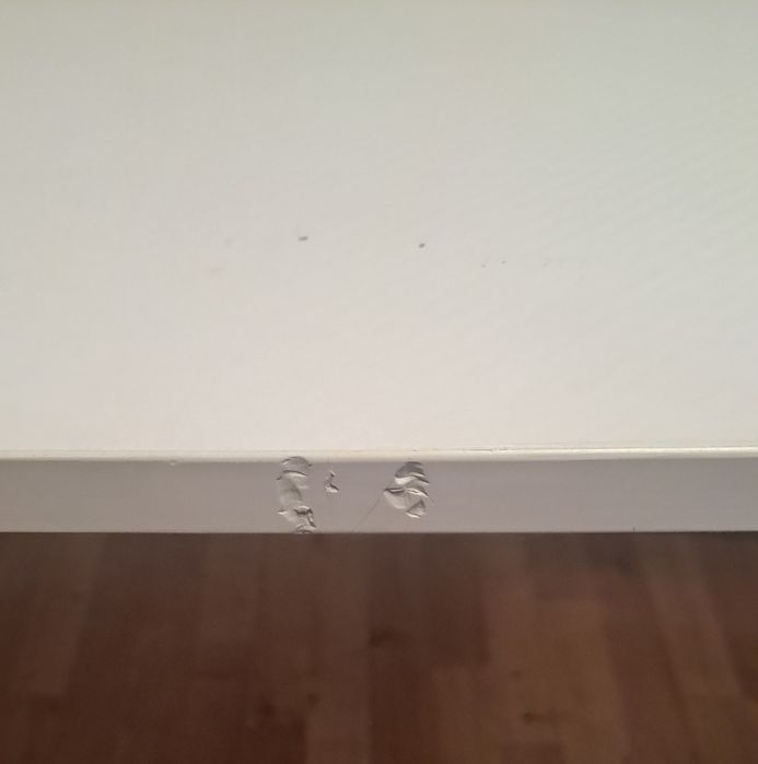 Biurko białe naroże