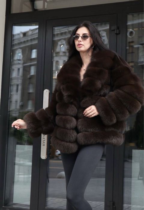 Шуба шубка песець