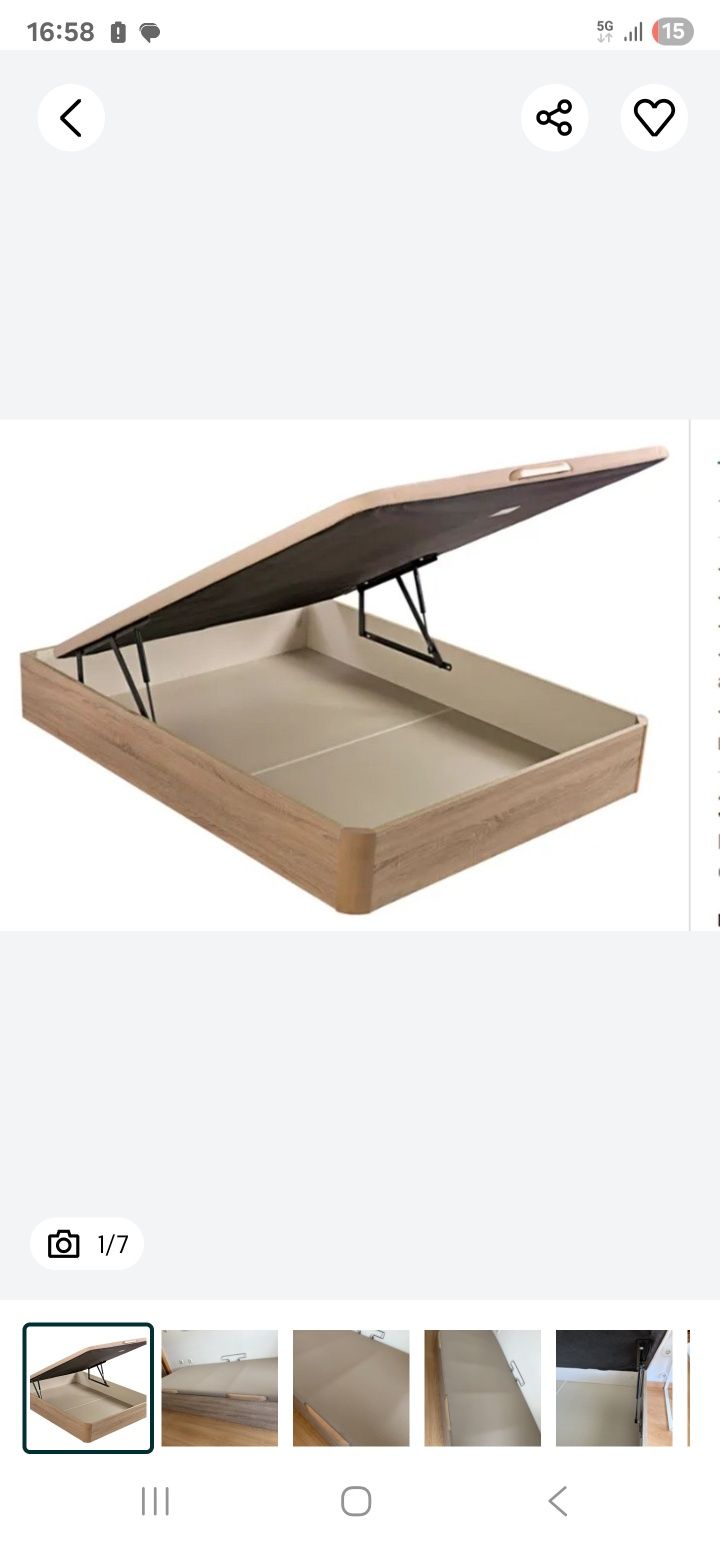 Cama de casal sommier