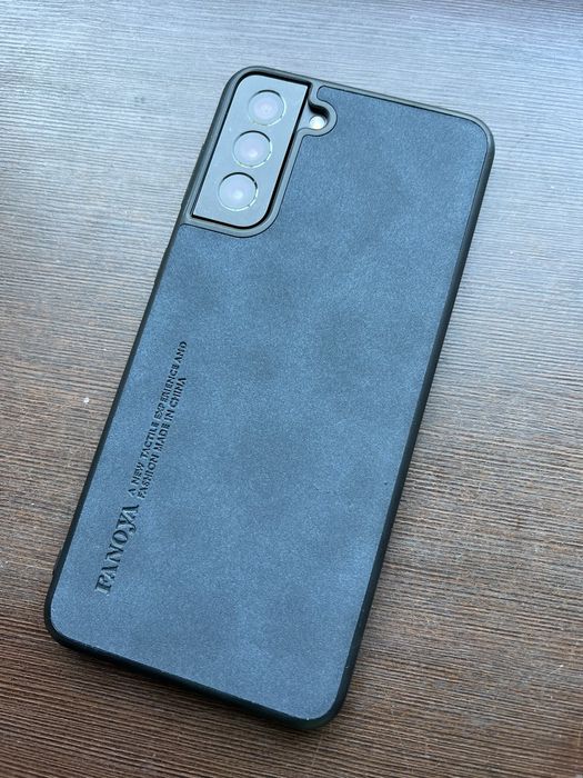 Чехол кожаный для samsung s21+
