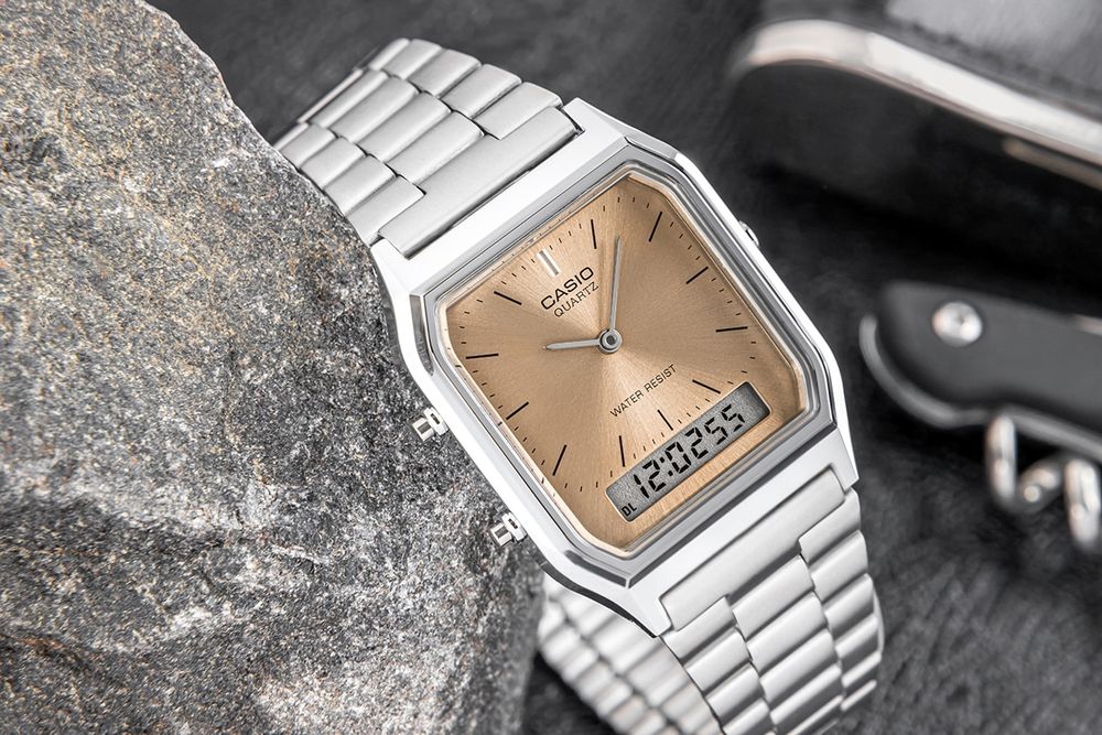 zegarek casio aq-230a-4amqydf + box