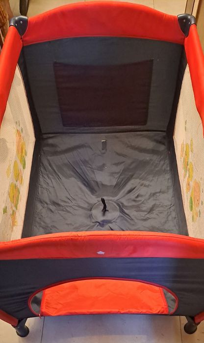 Łóżeczko, kojec dla dziecka/turystyczne łóżko-KINDERSAFETY;Stan bdb.