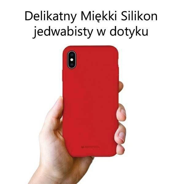 Mercury Silicone Samsung S21 Fe G990 Czerwony/Red