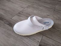 Buty sandały-klapki białe