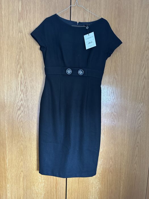 Vestido preto Purificacion Garcia NOVO