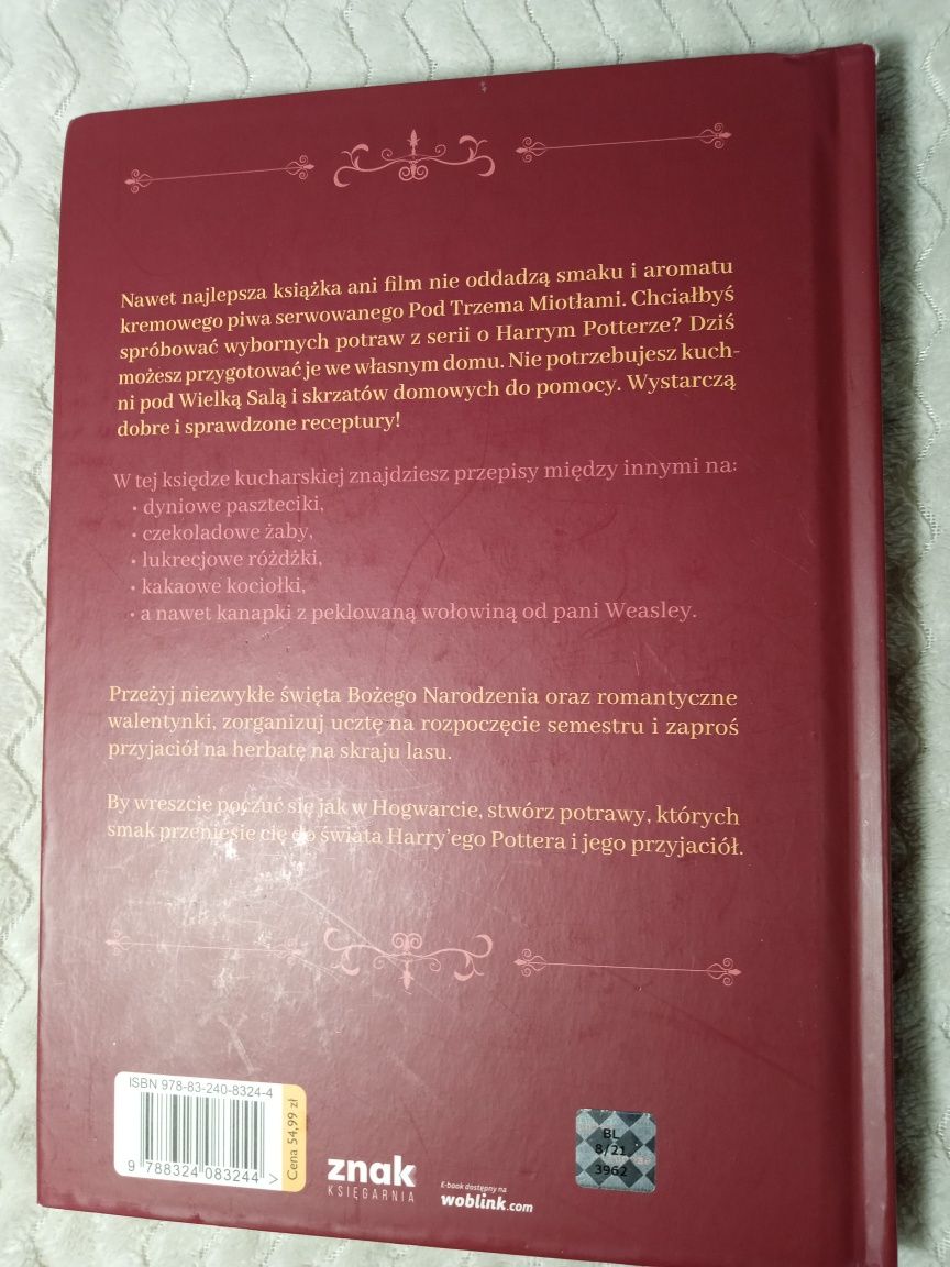 Kuchnia Hogwartu książka ze świata Harrego Pottera