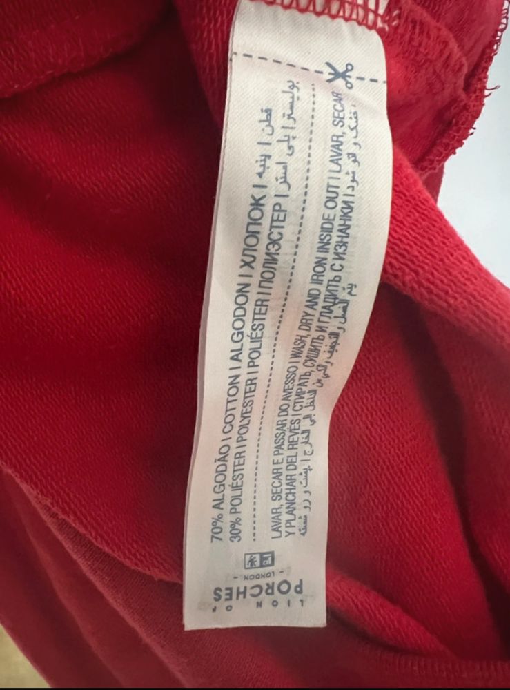 Camisola vermelha homem
