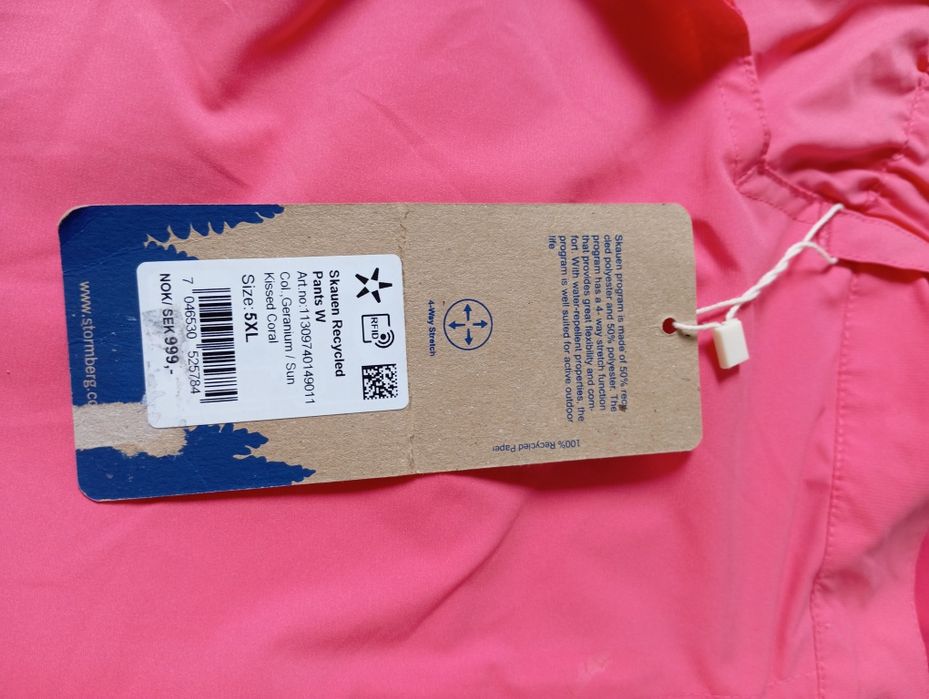 Stormberg Nowe Spodnie Trekkingowe / Turystyczne / Górskie Outdoor 5XL