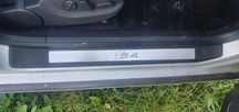 Listwy progowe dekory drzwi Audi s4 b6 4.2 v8 bbk komplet Alu PROGI