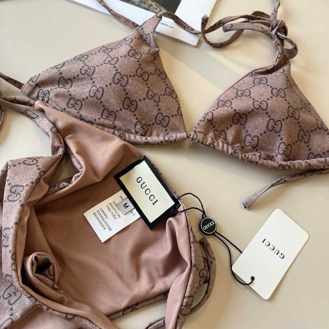 Brązowy strój kąpielowy GUCCI bikini