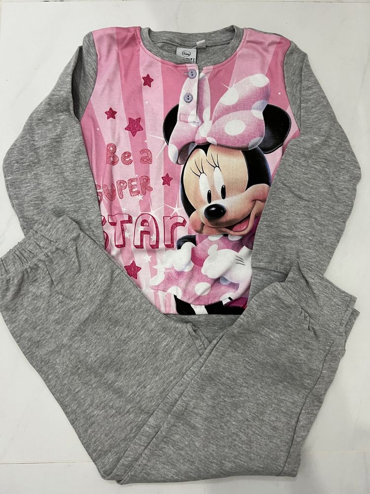 Pijama calças e camisola de manga comprida Disney Minnie Cinzento 6 anos