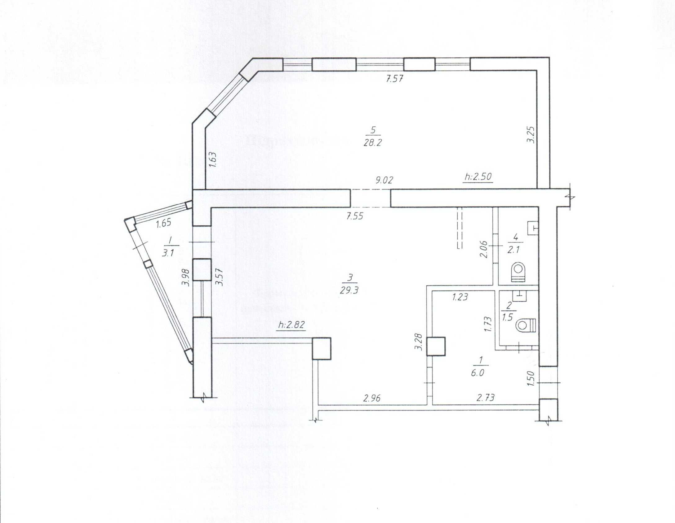 Центр, Набережна р. Стрілки 10, 70 м.кв.