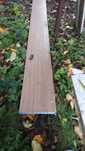 Parapet komorowy PCV DĄB ciemny 18x440cm