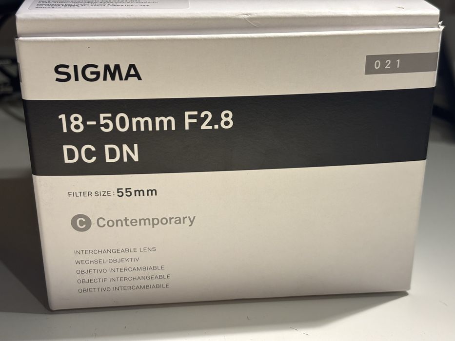 Sigma 18-50mm F2.8 DC DN NOVA e com garantia + Filtro ND