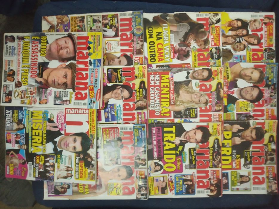 REVISTAS :  Ana, Mariana, Maria e Tele Novelas