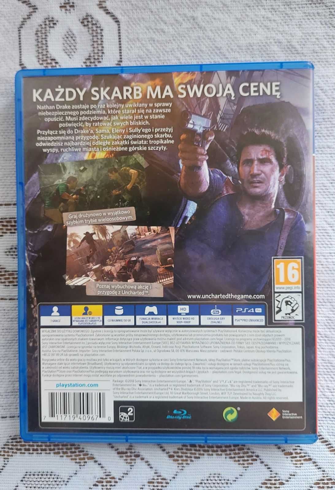 Uncharted 4: Kres Złodzieja ps4/ps5