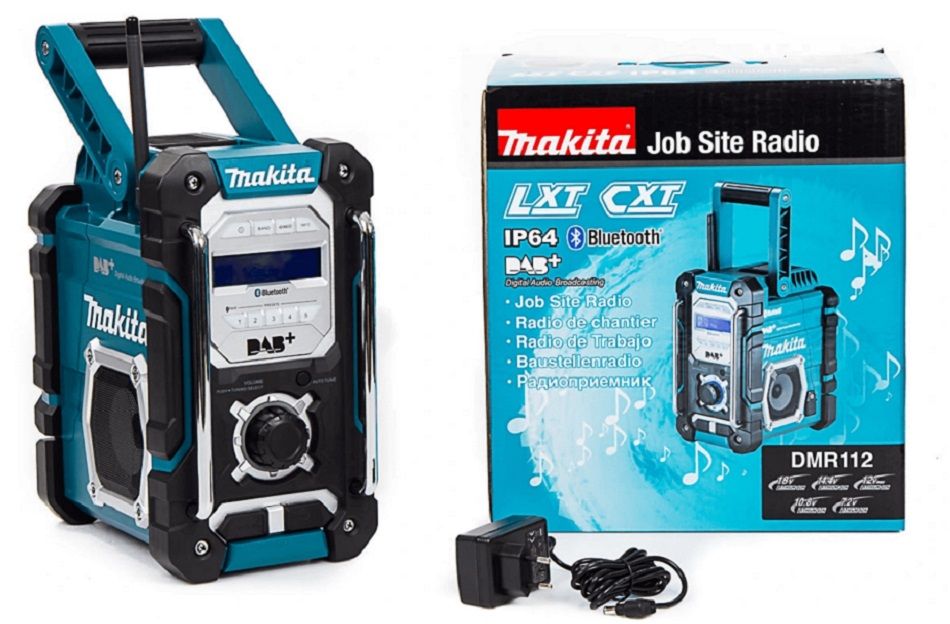 radio budowlane makita dmr112 fm dab bluetooth trwałe Bob