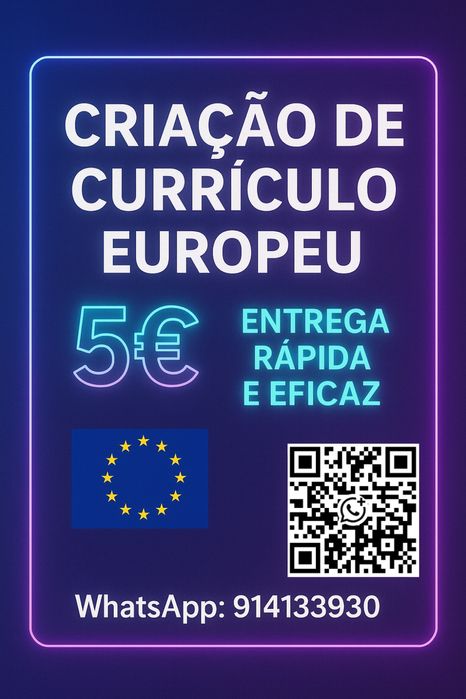 Currículo modelo Europass