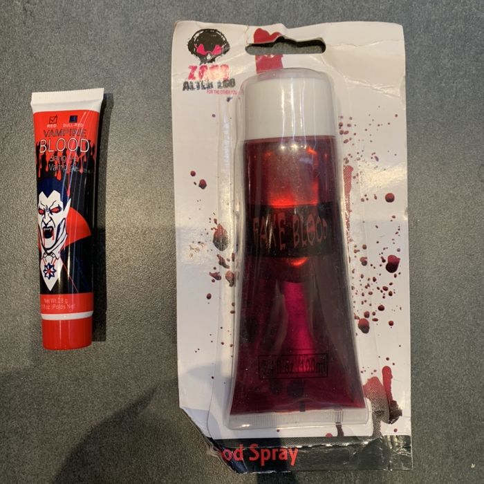 Искуственная кровь на Хеллоуин Halloween