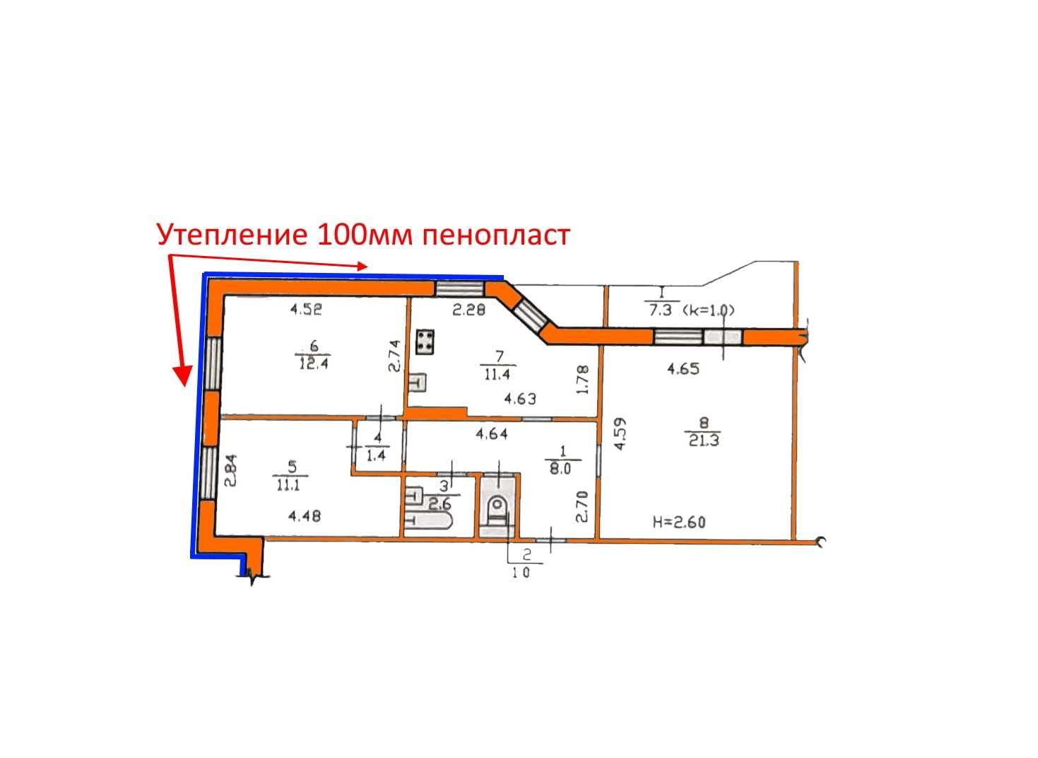 Срочная продажа 3-х комнатной квартиры 49000