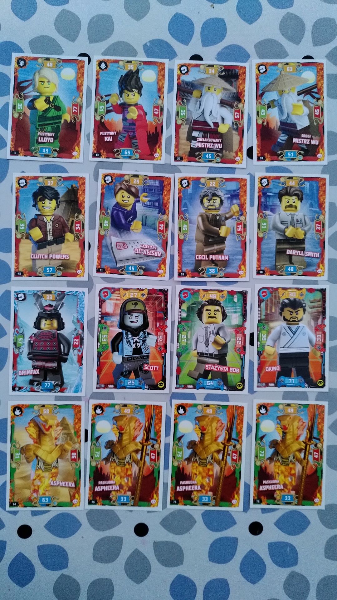 !!! karty Lego Ninjago Prime Empire 5 seria na serię 1-8 TCG !!!
