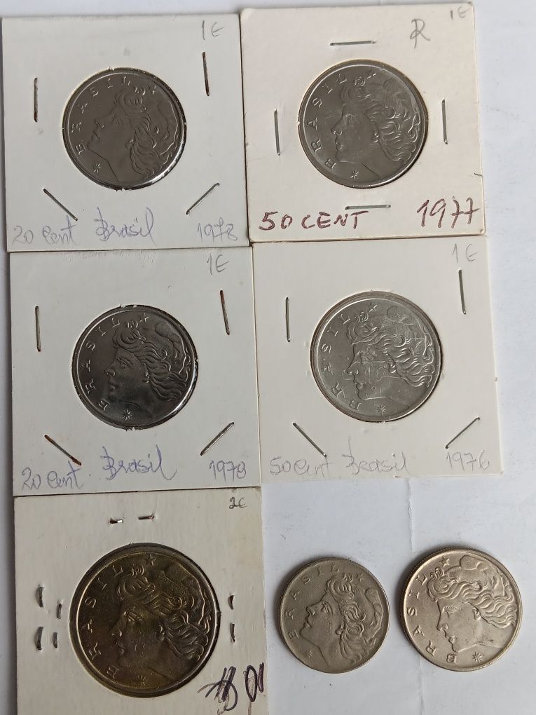 11 moedas do Brasil,datas 1901,1937e outras