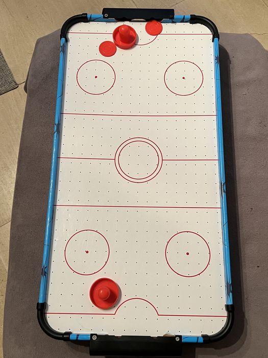 Air hockey grande 75x36cm em bom estado