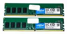Pamięć RAM Crucial 8GB 2X4GB DDR4 2666MHz CL17 1.2V