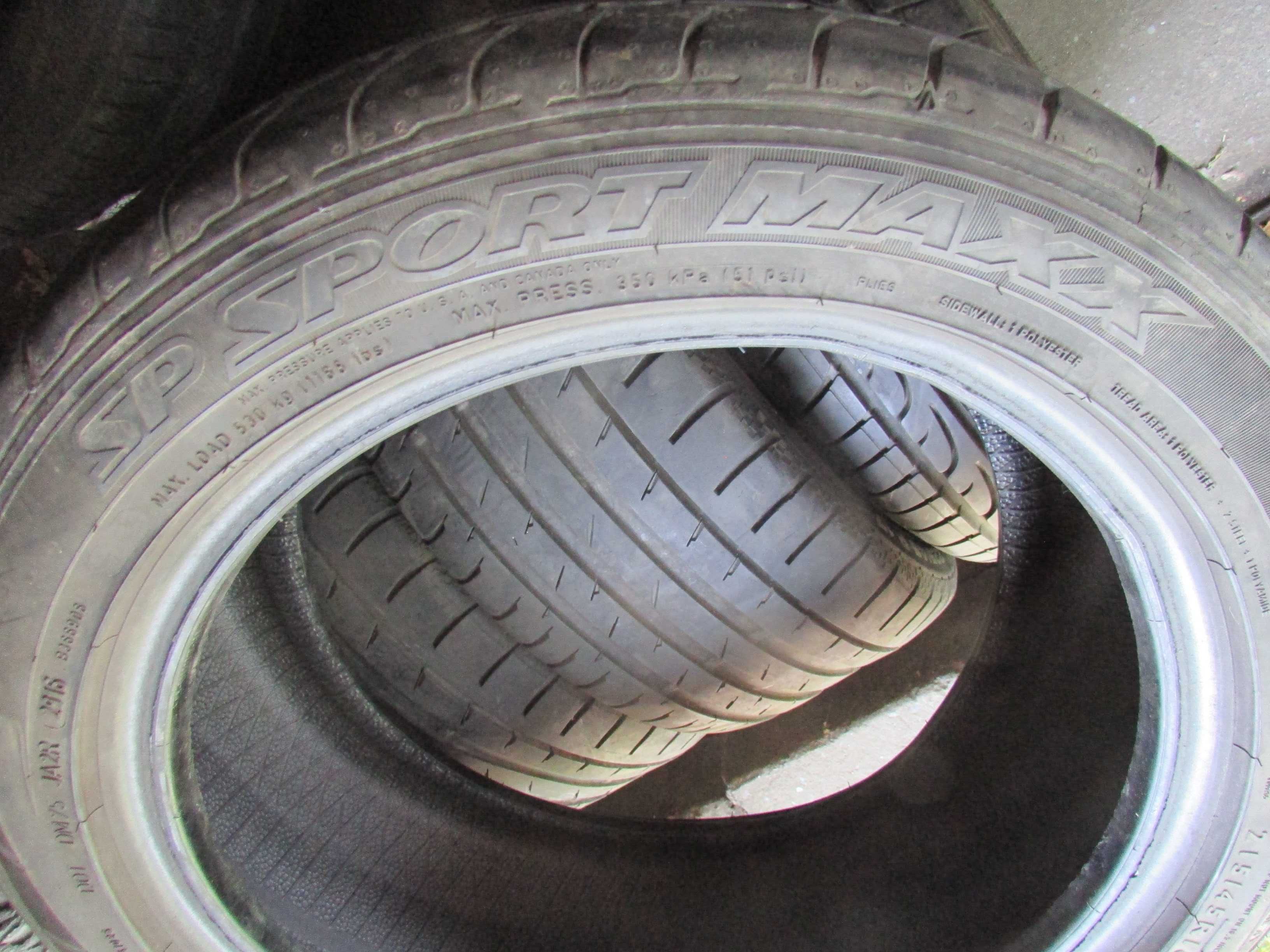 215/45/R16 Dunlop SP SportMaxx комплект літньої гуми