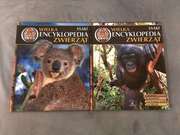 zestaw dwóch książęk wielka encyklopedia zwierząt ssaki tom 1 i 2