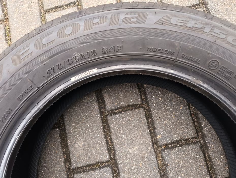 Praktycznie nowe opony- Bridgestone Ecopia EP150   175/65 R15 84 H