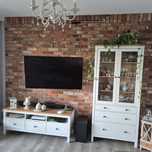 Zestaw ikea hemnes witryna szafka rtv