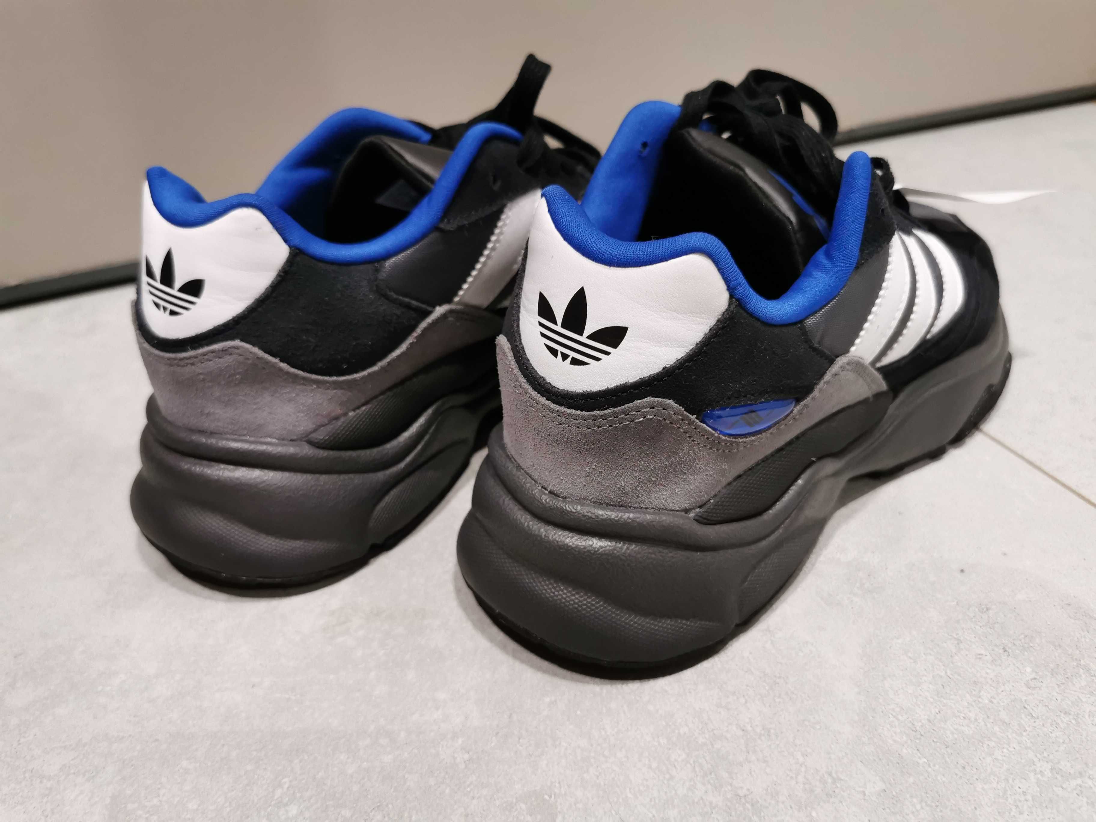 Buty Adidas Retropy F90 "Grey Six Royal Blue" - NOWE r.43 1/3